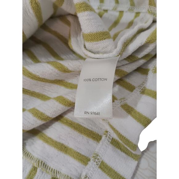 J. JILL Top Blouse Shirt 2X Cotton Button Back Kimono Short Sleeves Work Travel - Picture 7 of 9